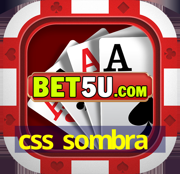 css sombra